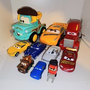 assorted lot of Disney Pixar CARS vehicles diecast and plastic